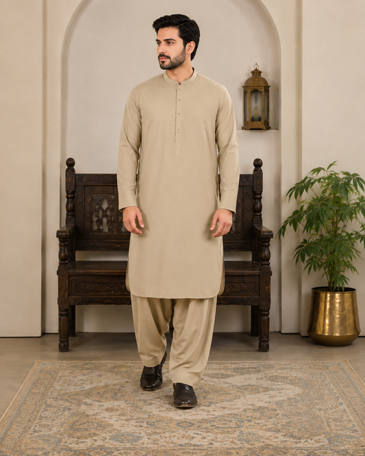 Rehmat Buksh Premium Wash & Wear – Classic Beige