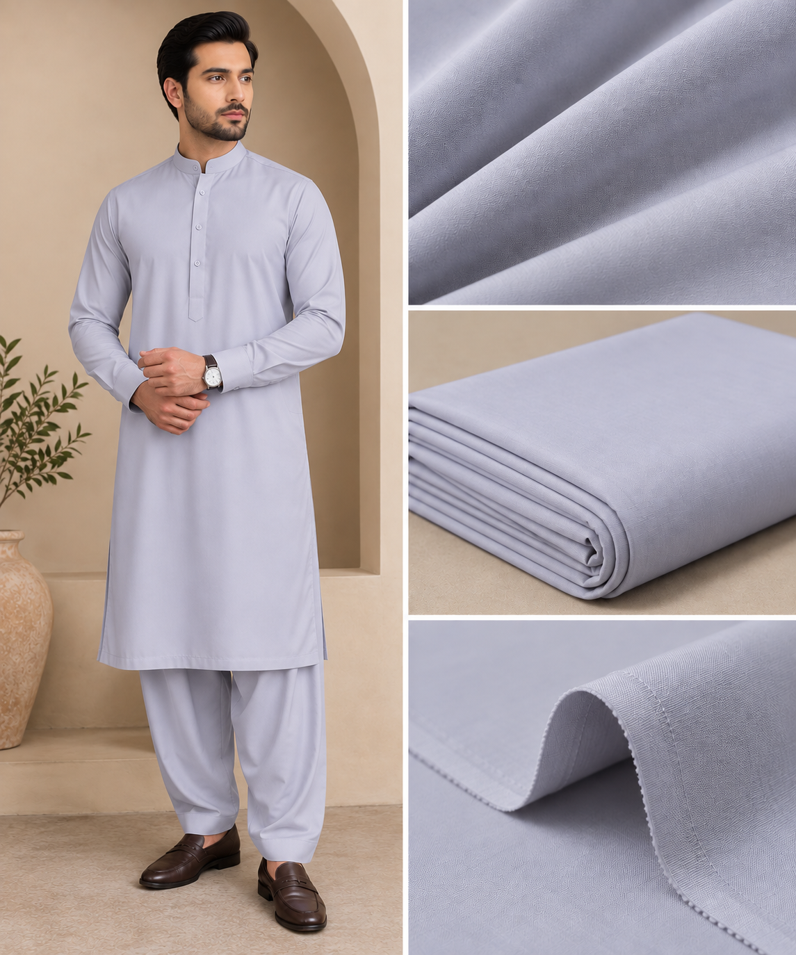 Paramount Suiting – Premium Light Blue