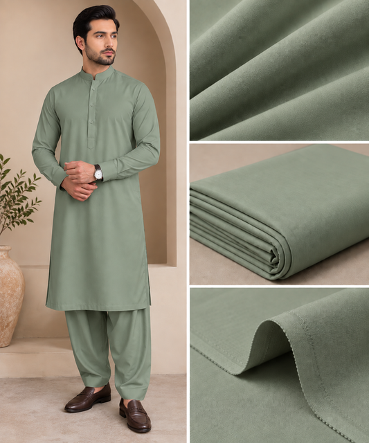 Paramount Suiting – Premium Sage Green