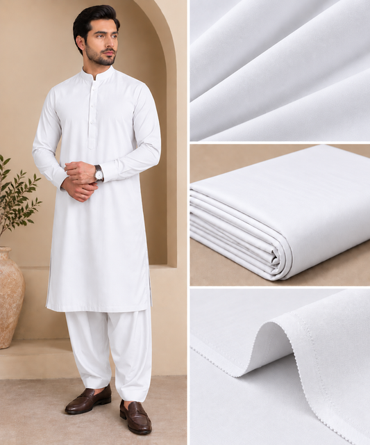 Paramount Suiting – Premium White